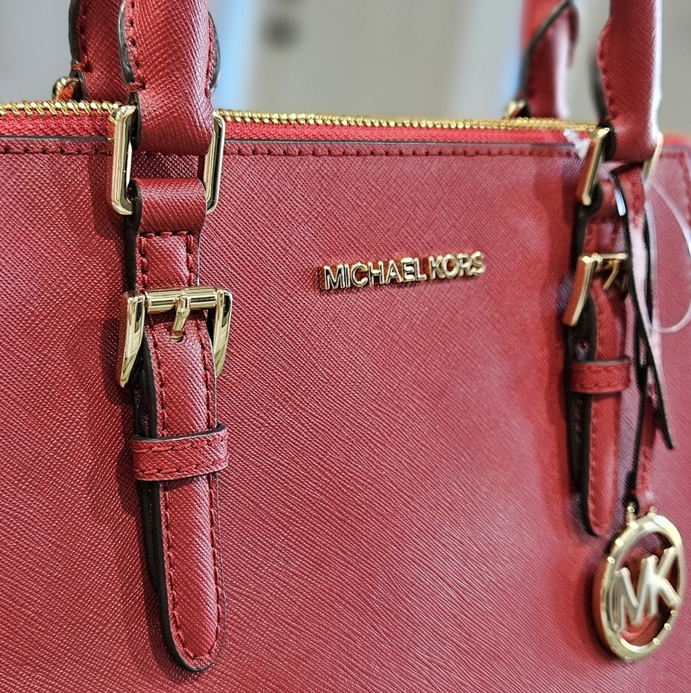 Michael Kors Red Handbag NWT - Picture 9 of 15